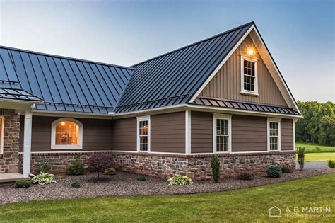 images of houses with metal roofs brown house|houses with brown roofs photos.